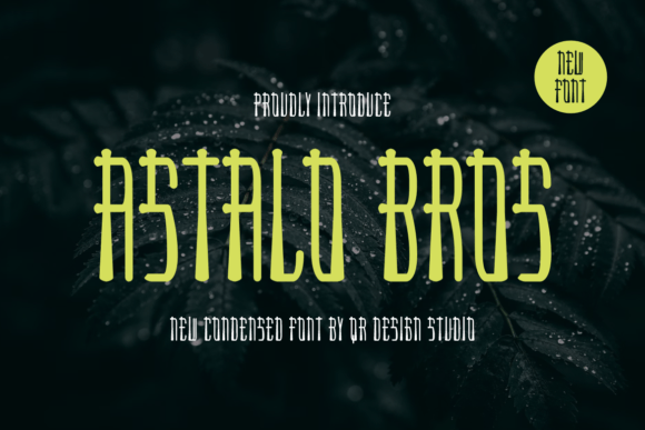 Astalo Bros: A Display Font for Bold Brand Statements