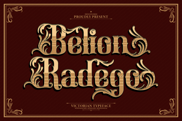 Belion Radego: A Typeface of Grandeur and Timeless Elegance