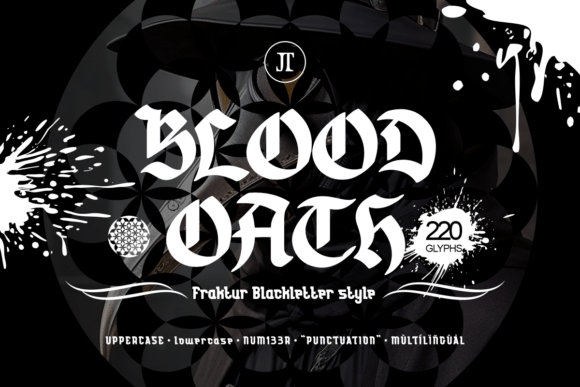 Blood Oath: Unleash Bold, Edgy Typography