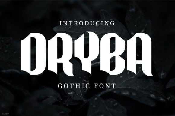 Dryba: A Gothic Font for Modern Design