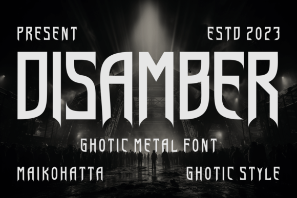Exploring the Bold Edge of Disamber Gothic Metal Font
