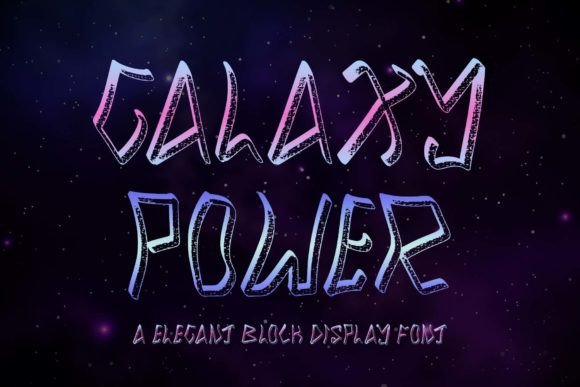 Galaxy Power: The Bold Typeface for Impactful Visuals