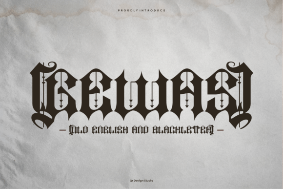 Gewas: A Bold Typeface for Authentic Brands