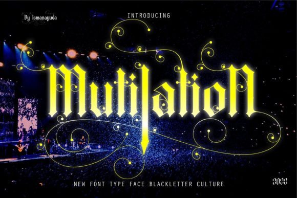Mutilation: Redefining Typography with Bold Contrast
