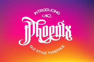 Phoenix: A Gothic Typeface for Bold and Elegant Designs