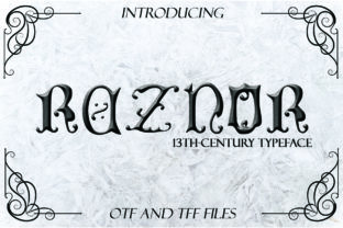 Reznor: The Medieval Display Font with a Modern Soul