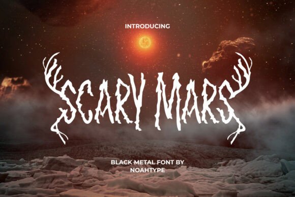 Scary Mars: A Hardcore Grunge Font for Bold Designs