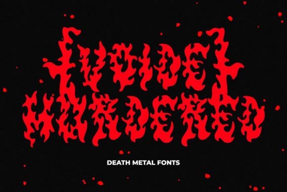TF Voide Murdered: The Death Metal Font That Amplifies Raw Design Energy