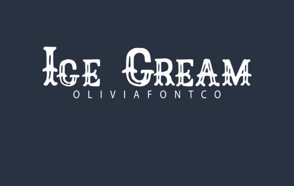 The Ice Cream Font: A Sweet, Retro-Inspired Serif