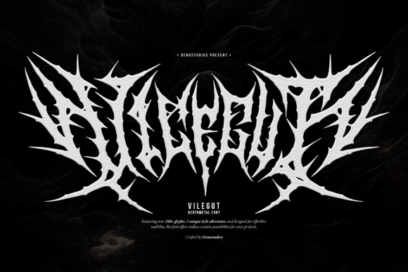 Vilegut: The Death Metal Font for Bold Branding