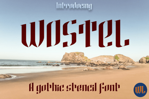 Wostel: Where Gothic Grit Meets Modern Stencil Design