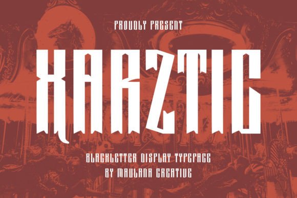 Xarztic: The Gothic Font for Bold, Dramatic Design